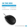 HP Souris filaire laser 128, confortable avec connexion USB prête à l'emploi, dpi ajustable et conçue pour un nettoyage quotidien