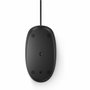HP Souris laser filaire HP 128 Noir 1200 DPI