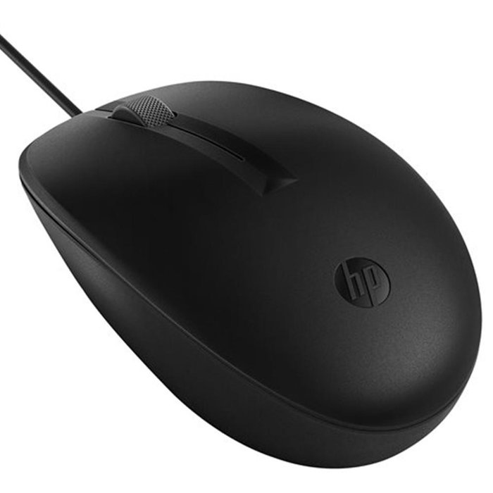 HP Souris laser filaire HP 128 Noir 1200 DPI