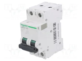 SCHNEIDER ELECTRIC ACTI9 MCB C60H-DC - Disjoncteur 2 pôles 3A 500VDC