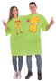 Creaciones Llopis - Déguisement adulte T-shirt double bière Taille L