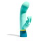 Platanomelón Vibromasseur Lapin #azul - Double Stimulation Clitoris et Point G, Silicone Hypoallergénique, Étanche