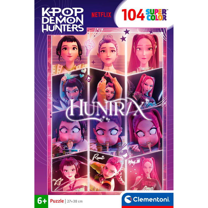 CLEMENTONI Puzzle 104 pièces K-POP DEMON HUNTERS
