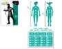 BigBuy Carnival Déguisement Ninja Enfant Noir et Multicouleur (7-9 Ans) moving