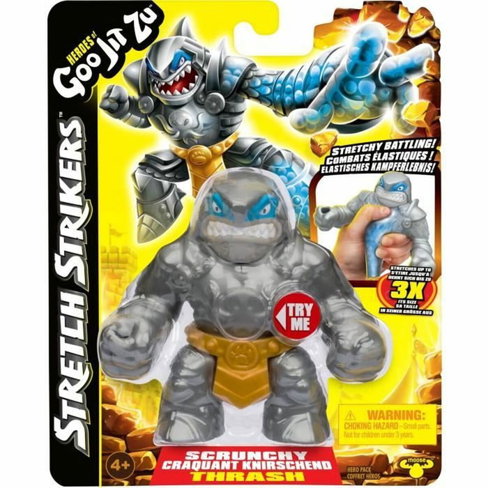 Heroes Of Goo Jit Zu Stretch Strikers 11cm (Assortiment Aléatoire) - Héros gluants avec armures de guerriers