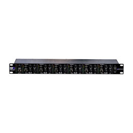 ART Headamp6 Pro Amplificateur Casque 6 Canaux avec Contrôle Graves/Aigus, Entrées XLR/TRS, Sorties Avant/Arrière