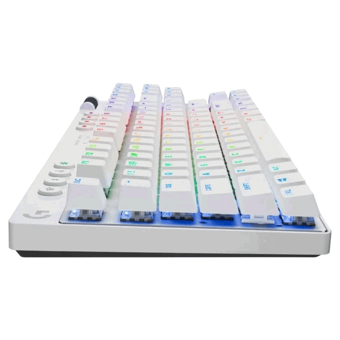 Logitech 920-012148 Clavier G Pro X TKL Gamer Sans Fil Lightspeed, Mécanique Rétroéclairé, Format 80%, Blanc Logitech 920-012148 Clavier G Pro X TKL Gamer Sans Fil Lightspeed, Mécanique Rétroéclairé, Format 80%, Blanc