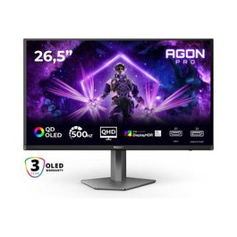 AOC Moniteur Agon Pro AG276QKD2 27 pouces QHD 170 Hz 0.5 ms DCI-P3 120% HDR 400 NVIDIA G-Sync Compatible HDMI DisplayPort USB-C