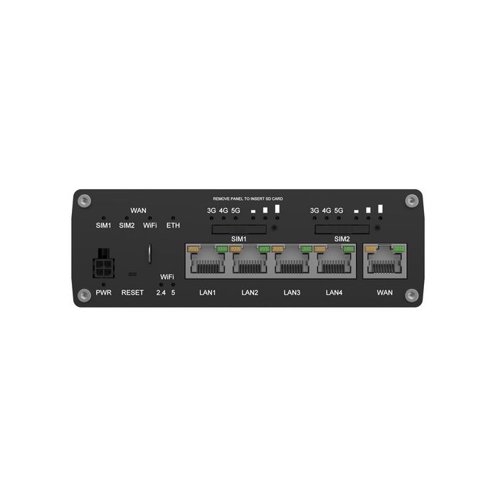 Teltonika Networks RUTM52 Routeur 5G LTE Dual Modem (UE) avec Ports Gigabit Ethernet, Wi-Fi 5, eSIM et Double SIM