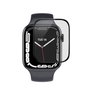 eSTUFF Protecteur d'écran Titan Shield en verre hybride flexible pour Apple Watch Series 4/5/6/SE 40mm - Clair/Noir