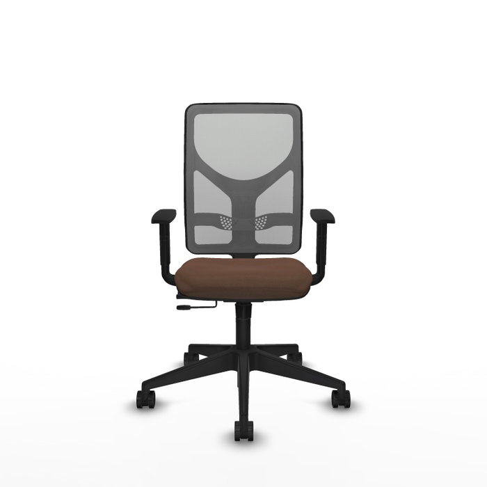 PIQUERAS Y CRESPO Chaise Motilla Synchrone/Traslack Marron foncé et Gris