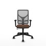 PIQUERAS Y CRESPO Chaise Motilla Synchrone/Traslack Marron foncé et Gris