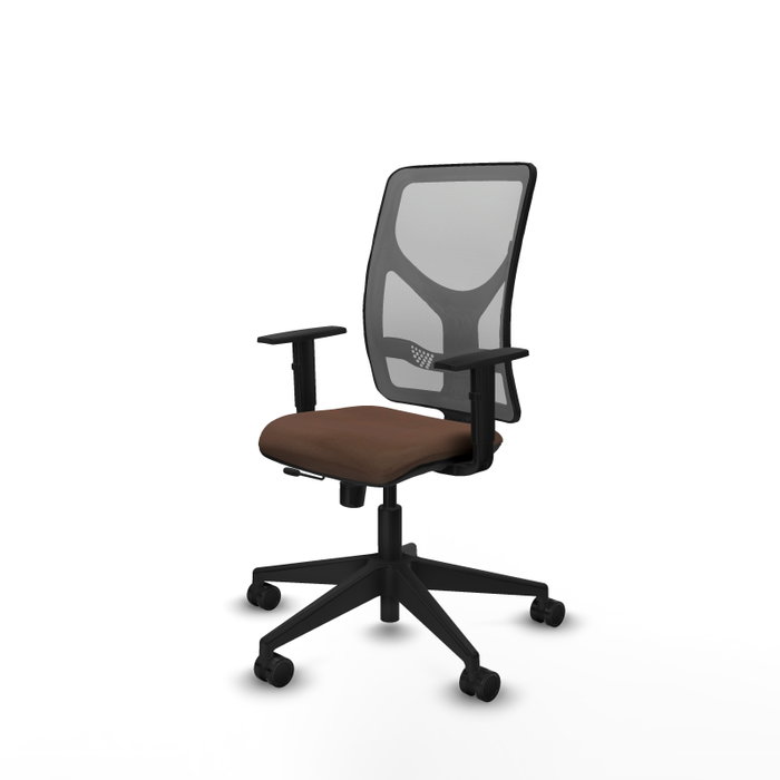 PIQUERAS Y CRESPO Chaise Motilla Synchrone/Traslack Marron foncé et Gris
