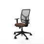 PIQUERAS Y CRESPO Chaise Motilla Synchrone/Traslack Marron foncé et Gris