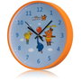 DieMaus Horloge murale pour enfants Souris, Éléphant et Canard - Bleu