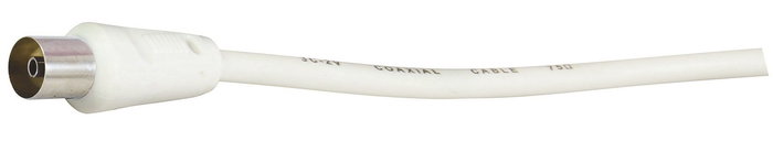 Elbe Câble Antenne TV Coaxial CA-4002-ANT 1,5 mètres - Haute qualité avec filtre anti-interférences 100Hz