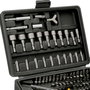 WOLFPACK LINEA PROFESIONAL Jeu d'embouts et de douilles 1/4'' avec mallette 122 pièces