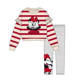 Cerdá Leggin Minnie Ensemble 2 pièces en coton brossé - Taille 5 ans - Gris