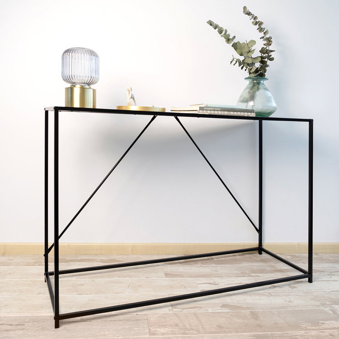 Vinthera Table d'appoint Moa Noir Beige