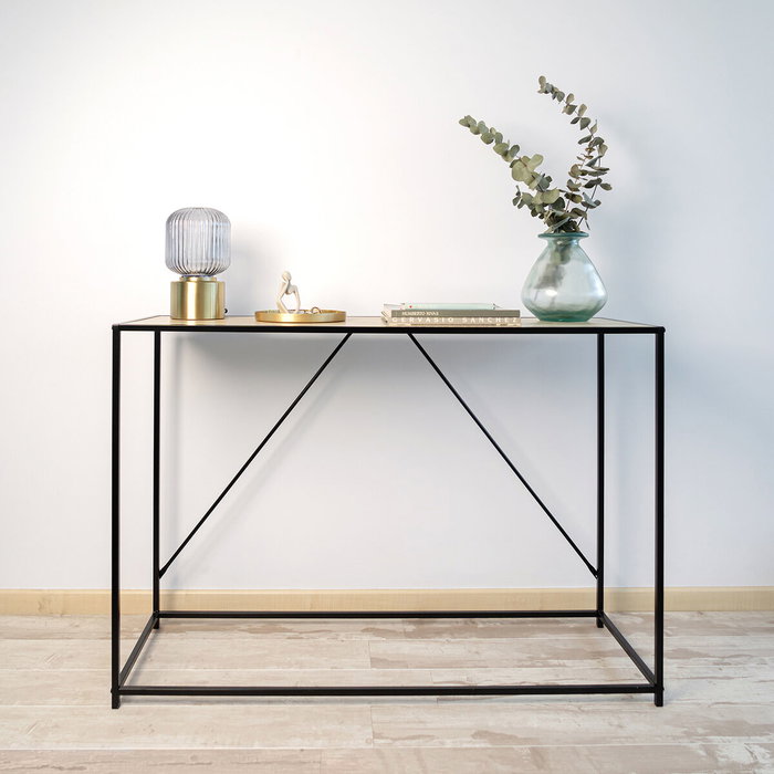 Vinthera Table d'appoint Moa Noir Beige