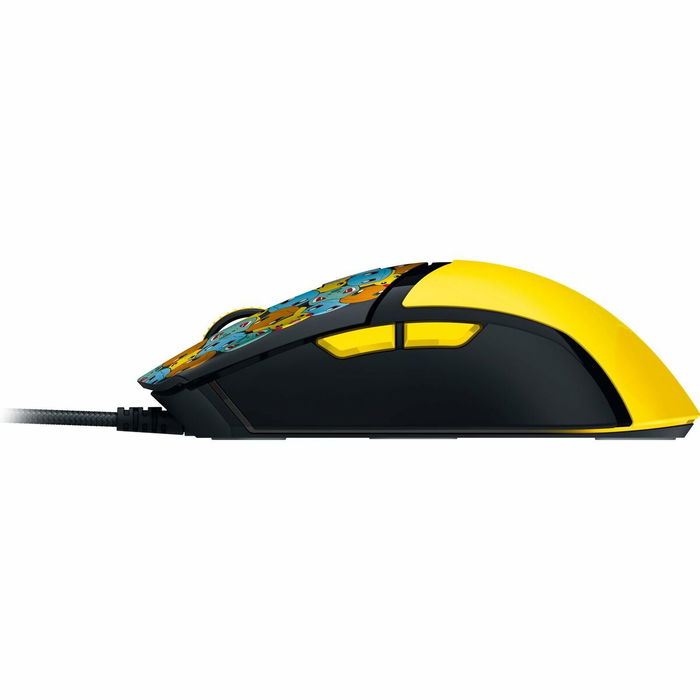 Razer Cobra - Souris gaming sans fil pour droitier - Édition Pokémon Kanto Starters Jaune - 8500 DPI - Rétroéclairage RGB - Noir