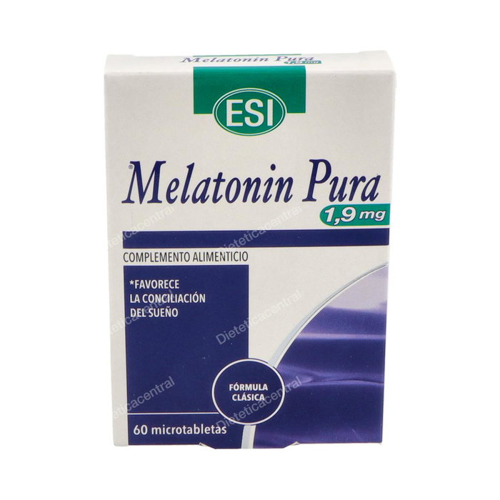 TREPATDIET-ESI Mélatonine Pure 1,9 mg - 60 microtablettes TREPATDIET-ESI Mélatonine Pure 1,9 mg - 60 microtablettes