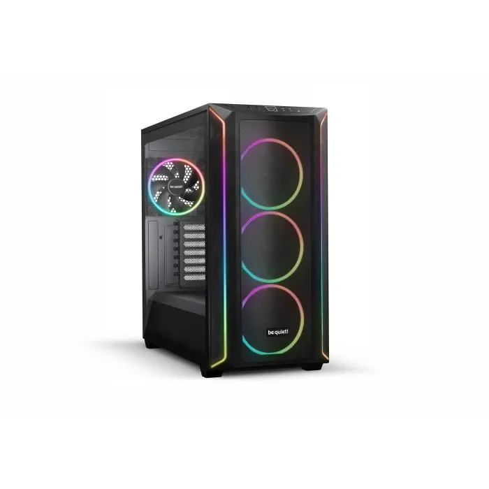Be Quiet! Shadow Base 800 FX - Boîtier PC Moyen Tour Noir - ATX/MicroATX/E-ATX - 4 Ventilateurs ARGB 140 mm - Flux d'air Mesh - Verre trempé - USB 3.2 Gen 2 Type C Be Quiet! Shadow Base 800 FX - Boîtier PC Moyen Tour Noir - ATX/MicroATX/E-ATX - 4 Ventilateurs ARGB 140 mm - Flux d'air Mesh - Verre trempé - USB 3.2 Gen 2 Type C
