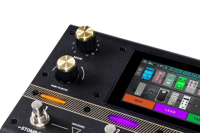 HEADRUSH Pedalera Multi-Efectos Flex Prime pour Guitare et Basse avec DSP Multinoyau