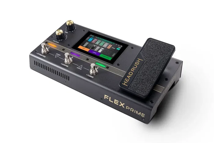 HEADRUSH Pedalera Multi-Efectos Flex Prime pour Guitare et Basse avec DSP Multinoyau