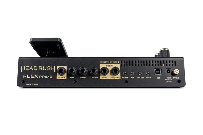 HEADRUSH Pedalera Multi-Efectos Flex Prime pour Guitare et Basse avec DSP Multinoyau