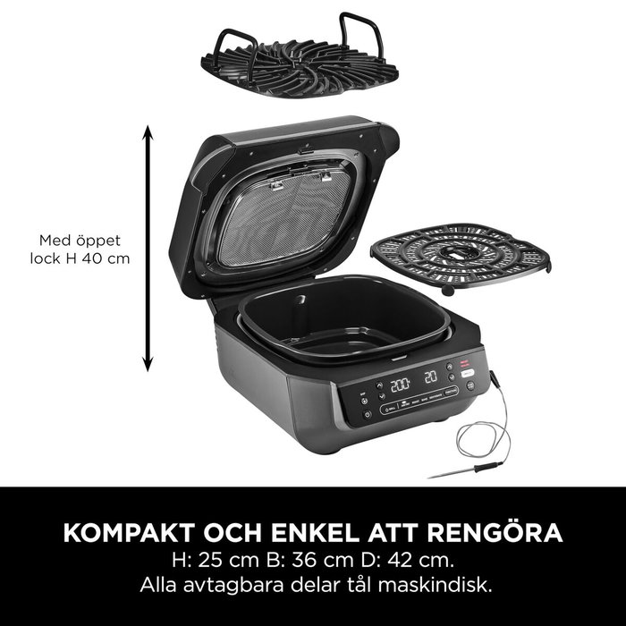 Ninja EG351EU Gril et friteuse sans huile 5-en-1, 5,7 L Ninja EG351EU Gril et friteuse sans huile 5-en-1, 5,7 L