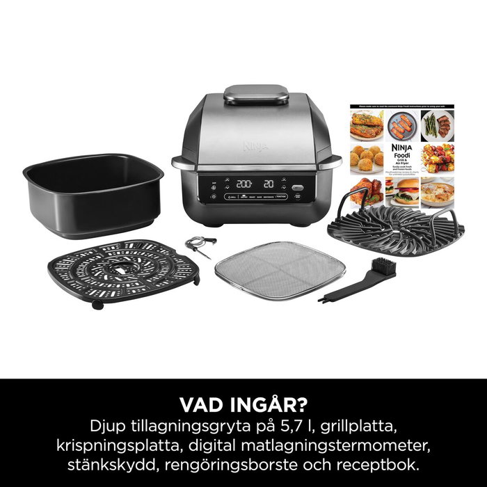 Ninja EG351EU Gril et friteuse sans huile 5-en-1, 5,7 L Ninja EG351EU Gril et friteuse sans huile 5-en-1, 5,7 L