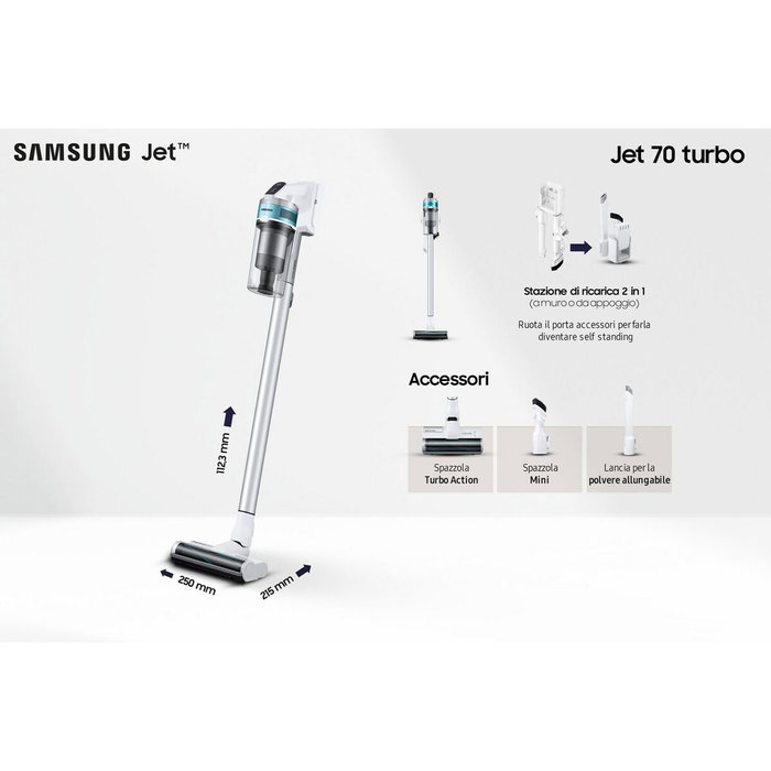 Aspirateur balai Samsung VS15T7031R1 150 W