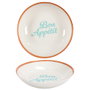 Home Deco Factory Lot de 4 plats creux 20 cm - Modèles assortis