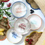 Home Deco Factory Lot de 4 plats creux 20 cm - Modèles assortis