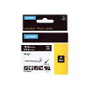 Dymo 1805436 Ruban Vinyle Blanc sur Noir pour étiqueteuse