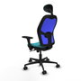Piqueras y Crespo Chaise de Bureau 3D036N1 Turquoise