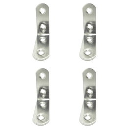 Edm Angle de renfort modèle AN24, 40 x 40 x 16 mm, 4 unités