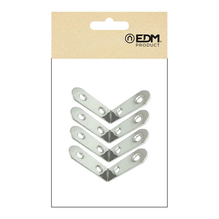 Edm Angle de renfort modèle AN24, 40 x 40 x 16 mm, 4 unités