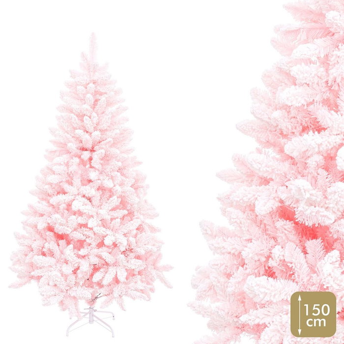 BigBuy Home Sapin de Noël Rose PVC 60 x 60 x 150 cm BigBuy Home Sapin de Noël Rose PVC 60 x 60 x 150 cm