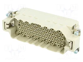 HARTING Han® EEE Insert de Contact Mâle 64+PE