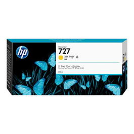 HP Cartouche d'encre jaune n° 727 (F9J78A HP727) pour imprimante HP