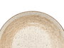 Vessia Service de Table 12 Pièces Céramique Patinée Marron 27x15x27 cm (Set de 2)