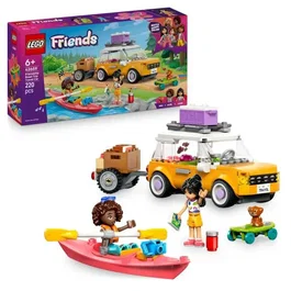 Lego Friends 42659 - Set de Construction Voyage en Voiture entre Amies, avec 2 Mini-Poupées et Chiot, Jeu de Rôles pour Enfants de 6 Ans et Plus
