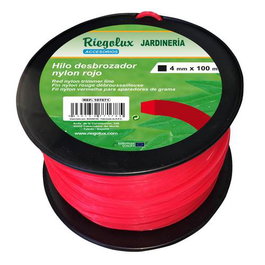 Riegolux RGX Fil de débroussailleuse en nylon carré 4 mm x 100 m