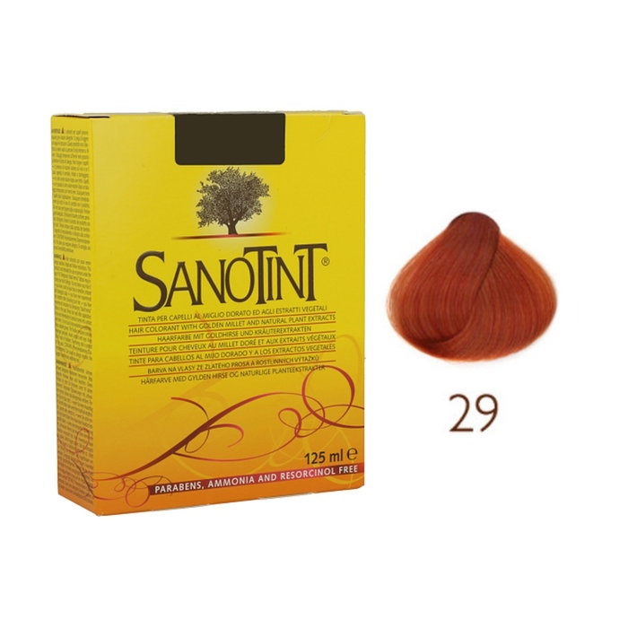 SANOTINT Classic Tinte Capilar 29 Rubio Oscuro Cobrizo SANOTINT Classic Tinte Capilar 29 Rubio Oscuro Cobrizo
