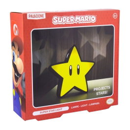 Paladone Lampe Super Star Officielle Super Mario Nintendo Lumière LED pour Chambre