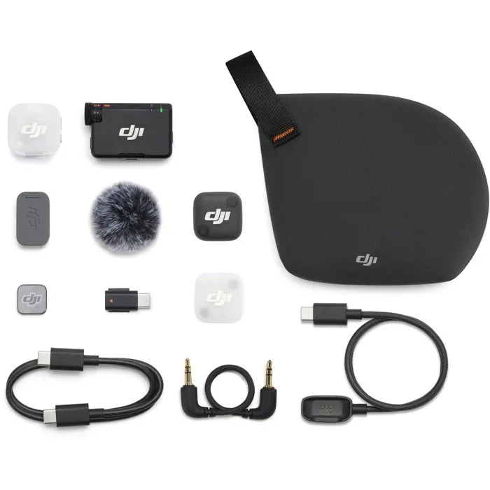 DJI Mic Mini 2 Micro Sans Fil 1 TX 1 RX Solution Audio Professionnelle pour Créateurs Vidéastes DJI Mic Mini 2 Micro Sans Fil 1 TX 1 RX Solution Audio Professionnelle pour Créateurs Vidéastes