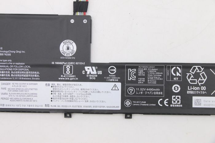 Lenovo L19M3PD6 Batterie d'Ordinateur Portable Li-Ion 11,52V 52,5Wh pour Flex 5-14ARE05, Flex 5-15IIL05, Flex 5-14IIL05 et Séries Compatibles Lenovo L19M3PD6 Batterie d'Ordinateur Portable Li-Ion 11,52V 52,5Wh pour Flex 5-14ARE05, Flex 5-15IIL05, Flex 5-14IIL05 et Séries Compatibles