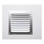 Fepre Rejilla s/borde de aluminio 0.6 natural 100x100mm
